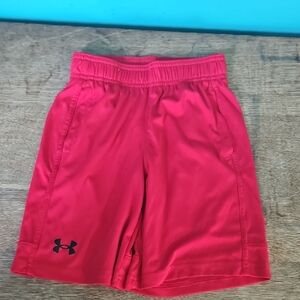 Under Armour Red Athletic Shorts